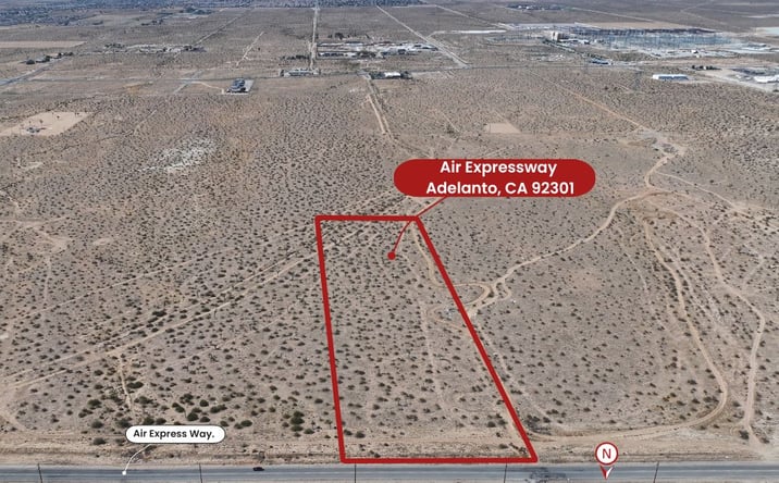Pictures of Land property located at 0 Air Expressway, Adelanto, CA 92301 for sales - image #1