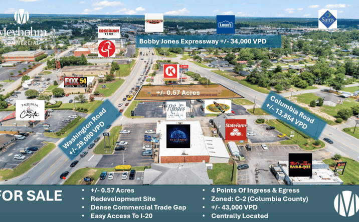 Pictures of Land, Retail, Special Purpose property located at 3936 Columbia Rd, Martinez, GA 30907 for sales - image #1