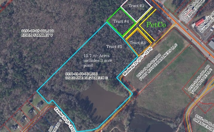 Pictures of Land property located at 19.6 Acres North Rd, Orangeburg, SC 29118 for sales - image #1