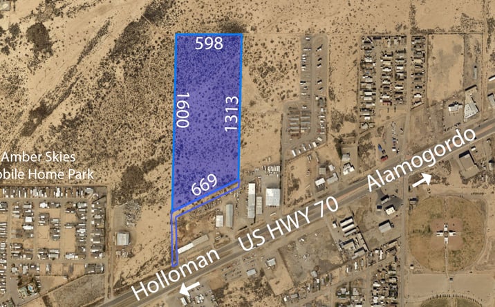 Pictures of Industrial, Land, Mobile Home Park, Multifamily, Self Storage property located at 1170 US Highway 70 West, Alamogordo, NM 88310 for sales - image #1
