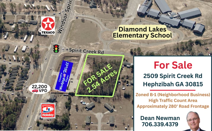 Pictures of Land property located at 2519 Spirit Creek Rd, Hephzibah, GA 30815 for sales - image #1