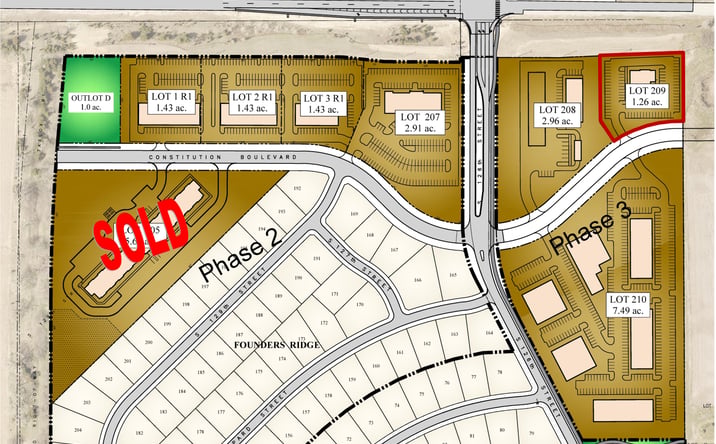 Pictures of Land property located at 126th & HI 370, Papillion, NE 68046 for sales - image #1