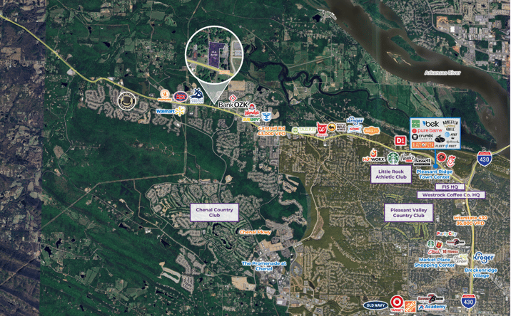 Pictures of Land property located at 18210 Cantrell Rd, Little Rock, AR 72223 for sales - image #1