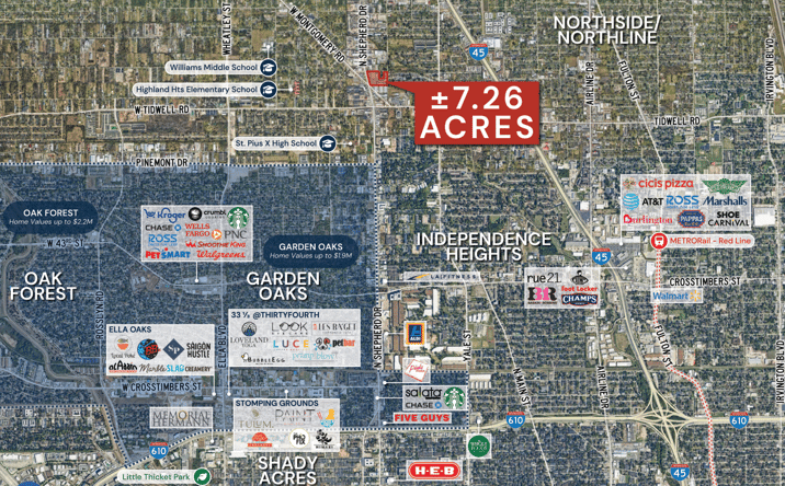 Pictures of Land property located at 5850 N Shepherd Dr, Houston, TX 77091 for sales - image #1