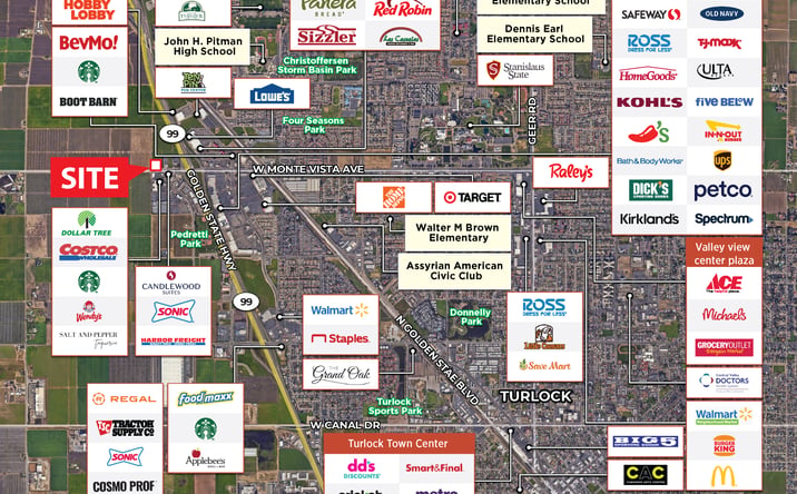 Pictures of Land property located at 3525 W Monte Vista Ave, Turlock, CA 95380 for sales - image #1