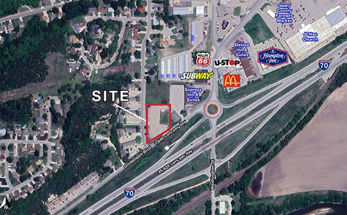 Pictures of Land property located at 426 Goldenbelt Boulevard, Junction City, KS 66441 for sales - image #1