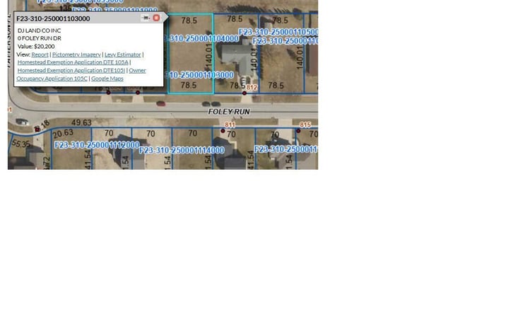 Pictures of Land property located at 0 Foley Run, North Baltimore, OH 45872 for sales - image #1