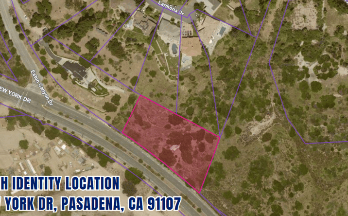 Pictures of Land property located at 2905 New York Drive, Pasadena, CA 91107 for sales - image #1