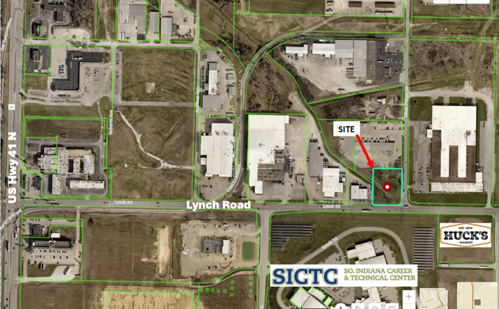Pictures of Land, Office property located at 4004 Hitch and Peters Rd, Evansville, IN 47711 for sales - image #1