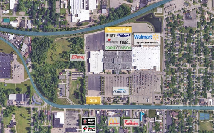 Pictures of Retail, Land property located at 1860 West Michigan Avenue, Jackson, MI 49202 for sales - image #1