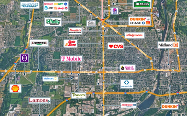 Pictures of Land, Retail property located at 1824 Plainfield Road, Crest Hill, IL 60403 for sales - image #1