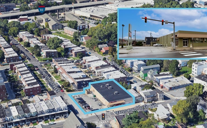 Pictures of Retail property located at 3700 Falls Rd, Baltimore, MD 21211 for sales - image #1
