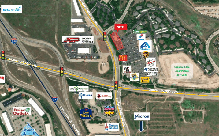 Pictures of Office, Retail property located at 6490 S Federal Way, Boise, ID 83716 for sales - image #1