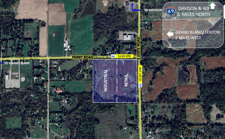 Pictures of Retail, Land property located at 6376 S State Rd, Goodrich, MI 48438 for sales - image #1