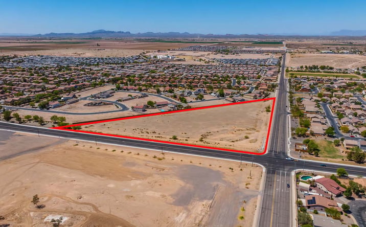 Pictures of Land property located at NWC Kenworthy Road & Coolidge Avenue, Coolidge, AZ 85128 for sales - image #1