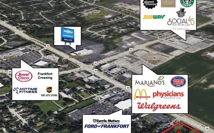 Pictures of Land property located at 9301 West Lincoln Highway, Frankfort, IL 60423 for sales - image #1