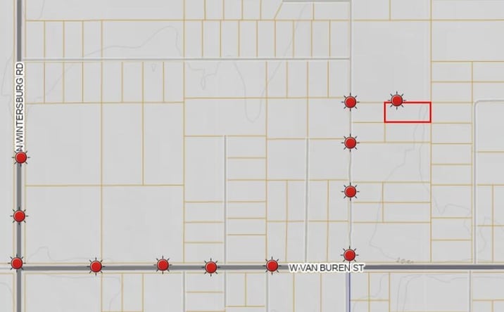 Pictures of Land property located at 37400 W Hayes ST Lot E, Tonopah, AZ 85354 for sales - image #1