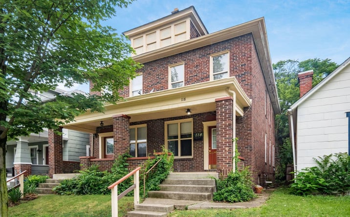 Pictures of Multifamily property located at 116-118 E Hudson Street, Columbus, OH 43202 for sales - image #1