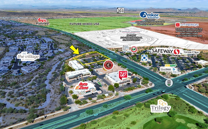 Pictures of Retail property located at El Mirage Rd & Vistancia Blvd, Peoria, AZ 85383 for sales - image #1