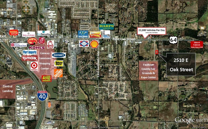 Pictures of Land property located at 2510 E. Oak Street, Conway, AR 72032 for sales - image #1