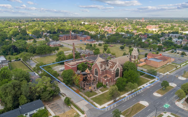 Pictures of Mixed Use, Special Purpose, Land property located at 7625 Rosa Parks Boulevard, Detroit, MI 48206 for sales - image #1
