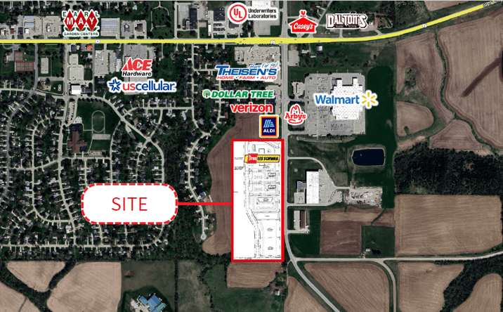 Pictures of Land, Retail property located at Iowa Speedway Drive & SW 9th Street, Newton, IA 50208 for sales - image #1