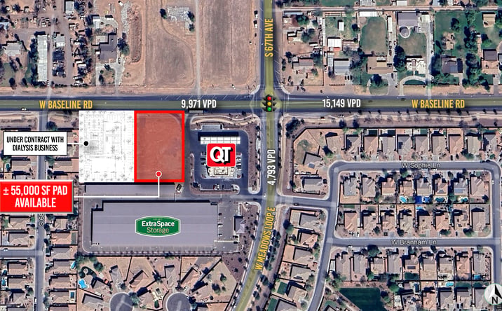 Pictures of Land property located at Swc 67th Ave Baseline Rd, Phoenix, AZ 85339 for sales - image #1