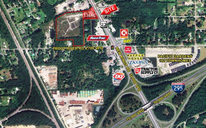 Pictures of Land property located at 6553 Trout River Blvd, Jacksonville, FL 32219 for sales - image #1