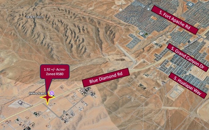 Pictures of Land property located at Blue Diamond Rd and W. Wigwam, Las Vegas, NV 89161 for sales - image #1