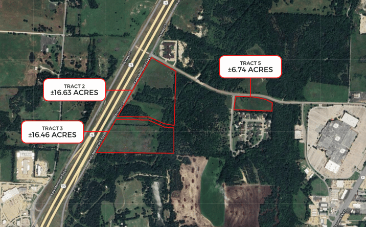 Pictures of Land property located at NE and SE Corners of US Hwy 75 & Fallon Drive, Sherman, TX 75090 for sales - image #1