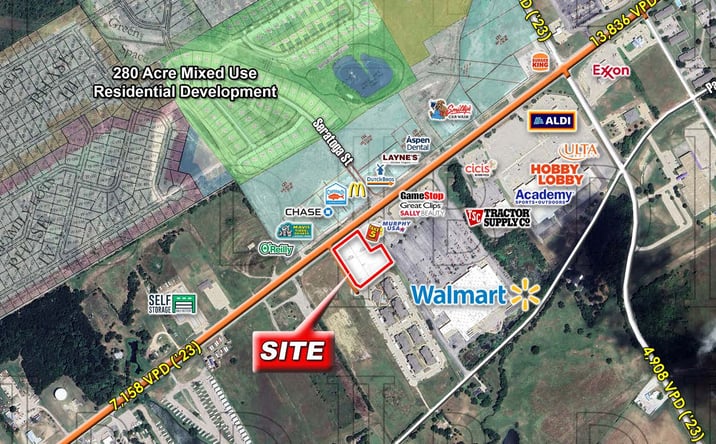 Pictures of Land property located at Sec - Hwy. 31 & Cedar Springs Ct, Corsicana, TX 75109 for sales - image #1