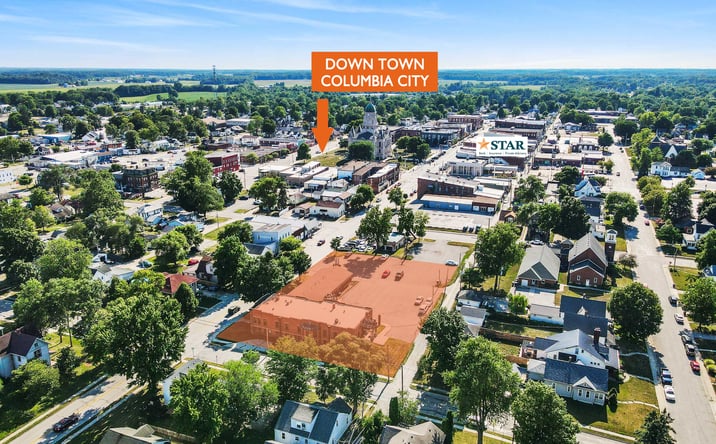 Pictures of Office property located at 215 E Van Buren St, Columbia City, IN 46725 for sales - image #1
