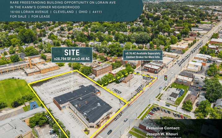 Pictures of Retail property located at 16100 Lorain Ave, Cleveland, OH 44111 for sales - image #1