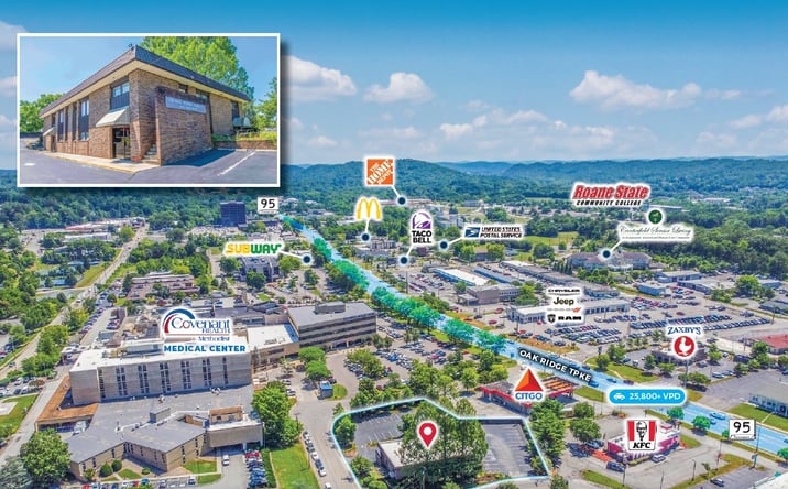 Pictures of Office, Retail property located at 145 E Vance Rd, Oak Ridge, TN 37830 for sales - image #1