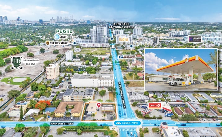 Pictures of Retail property located at 815 N Federal Hwy, Hollywood, FL 33020 for sales - image #1