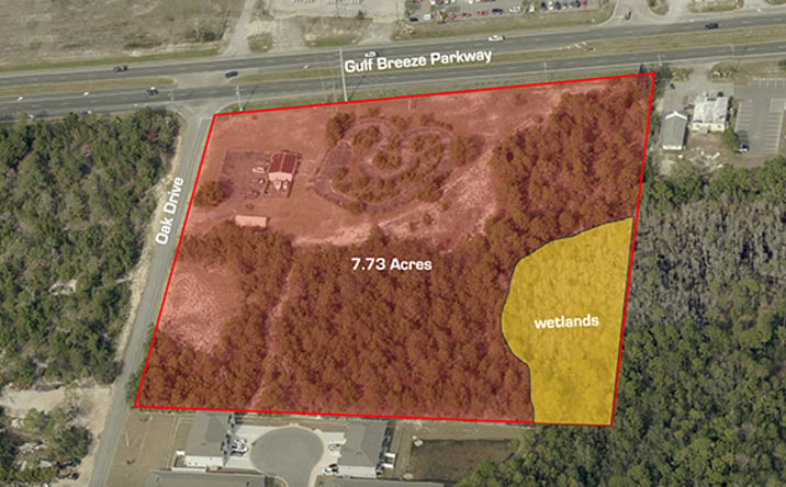 Pictures of Land property located at 5601 Gulf Breeze Pkwy, Gulf Breeze, FL 32563 for sales - image #1