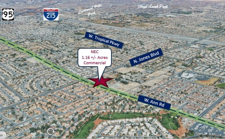Pictures of Land property located at 5620 N Jones Blvd, Las Vegas, NV 89130 for sales - image #1