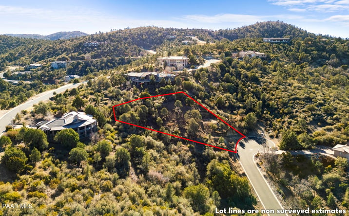 Pictures of Land property located at 531 Sleepyhollow Circle, Prescott, AZ 86303 for sales - image #1