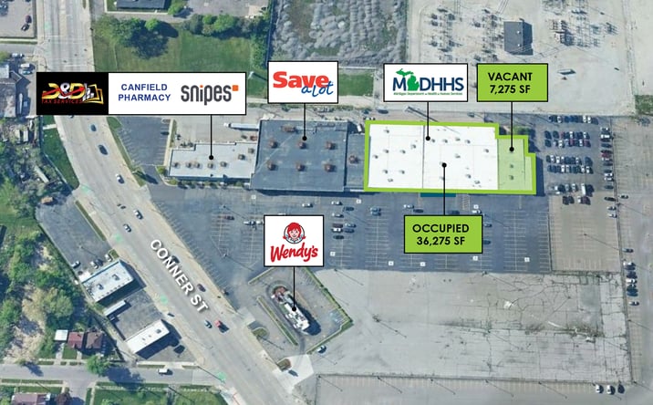 Pictures of Industrial, Office, Retail property located at 4729-4733 & 4737 Conner St, Detroit, MI 48215 for sales - image #1