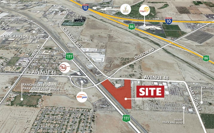 Pictures of Land property located at Dillon Rd & Highway 111, Coachella, CA 92236 for sales - image #1
