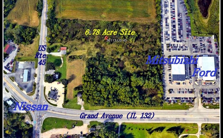 Pictures of Land property located at 36113 N Hwy. 45, Lake Villa, IL 60046 for sales - image #1