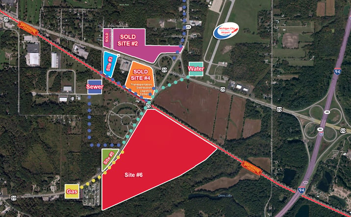 Pictures of Land property located at US 20 and US 35, Michigan City, IN 46360 for sales - image #1