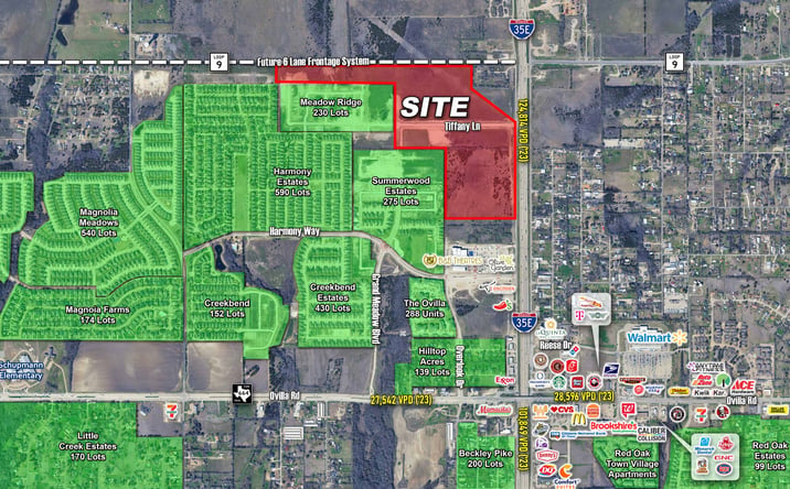 Pictures of Multifamily, Mixed Use, Land property located at SWC I-35E & Loop 9, Red Oak, TX 75154 for sales - image #1