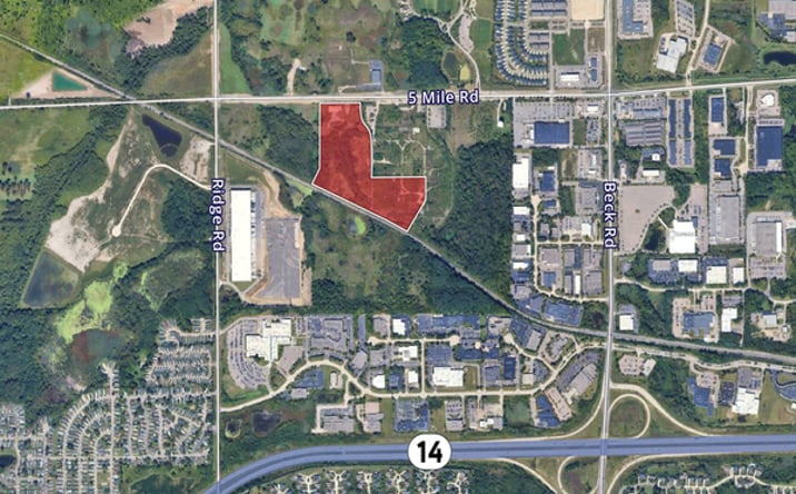 Pictures of Office, Industrial, Land property located at 47500 Five Mile Rd, Plymouth, MI 48170 for sales - image #1