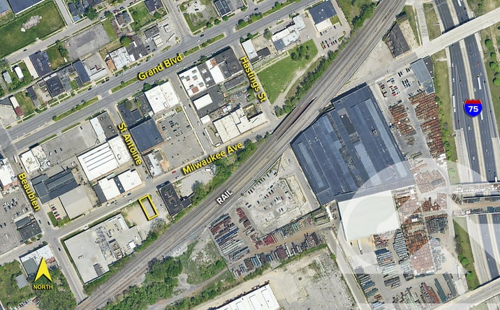Pictures of Land property located at 572 E Milwaukee Ave, Detroit, MI 48202 for sales - image #1