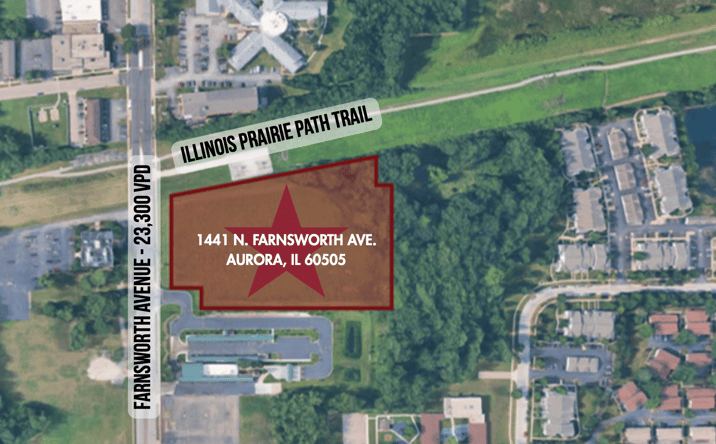Pictures of Land property located at 1441 North Farnsworth Avenue, Aurora, IL 60505 for sales - image #1