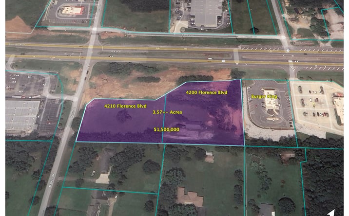 Pictures of Land property located at 4210 Florence Blvd, Florence, AL 35634 for sales - image #1