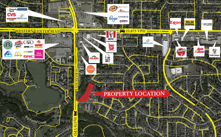Pictures of Land property located at 4501 Silver Sage Drive, Haltom City, TX 76137 for sales - image #1
