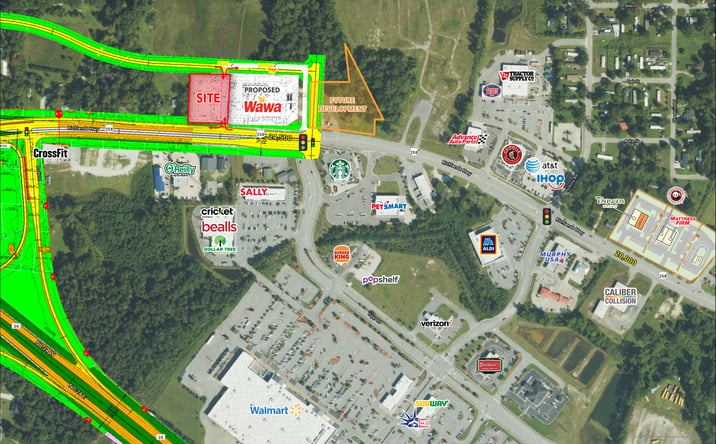 Pictures of Retail property located at 2866 Richlands Hwy, Jacksonville, NC 28540 for sales - image #1