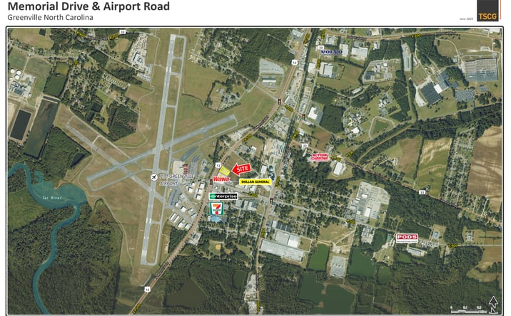 Pictures of Retail property located at Memorial Drive & Airport Road, Greenville, NC 27834 for sales - image #1